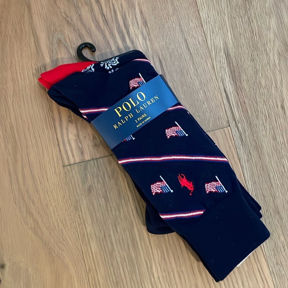 COPY - POLO Ralph Lauren American Flag Socks, NWT